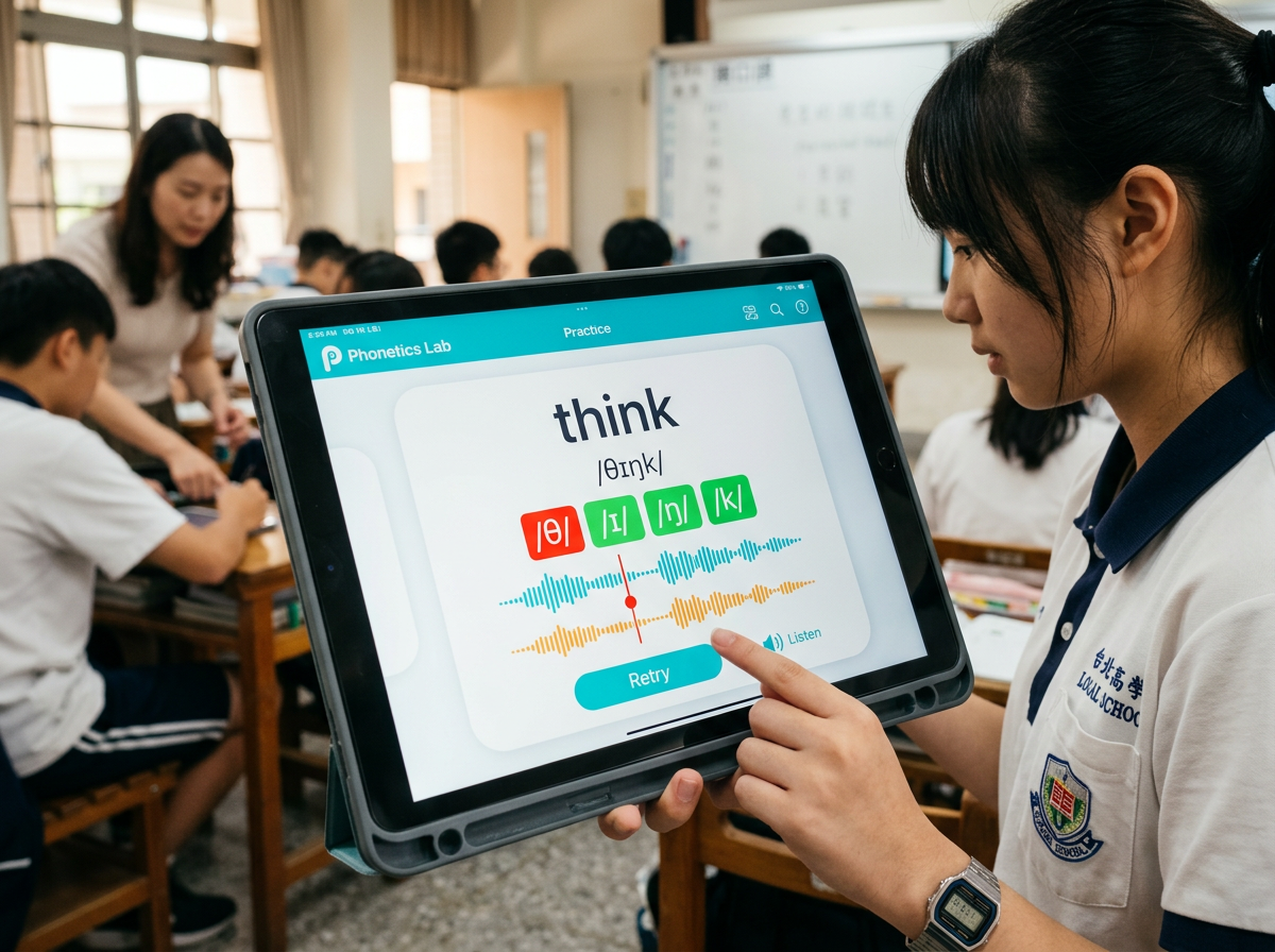 音素級發音分析介面